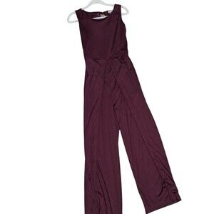 KOH KOH one piece sleeveless cocktail party wide split leg pantsuit romper Med
